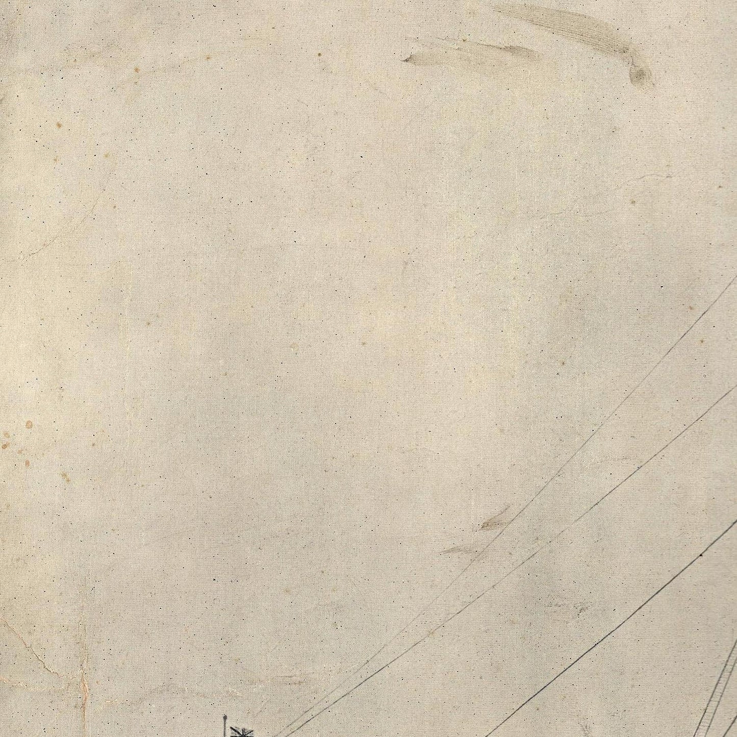 detail of the drawing reproduction from the centre left